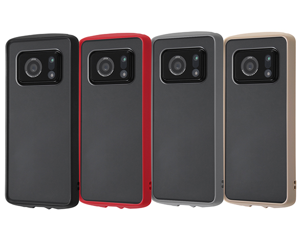 AQUOS R6/耐衝撃ﾊｲﾌﾞﾘｯﾄﾞｹｰｽ Puffull
