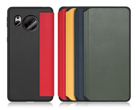 「Slim Fit Series」AQUOS AQUOS sense7 plus用 カードポケット付き 超極薄の手帳型ケース