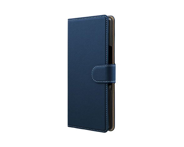 AQUOS R8 SH-52D 薄型・軽量PUレザー手帳ケース 「BOOK Slim」 ネイビー