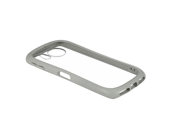 AQUOS sense8 SH-54D/SHG11 耐衝撃ハイブリッドケース 「ViAMO fly」 ライトグレー 2